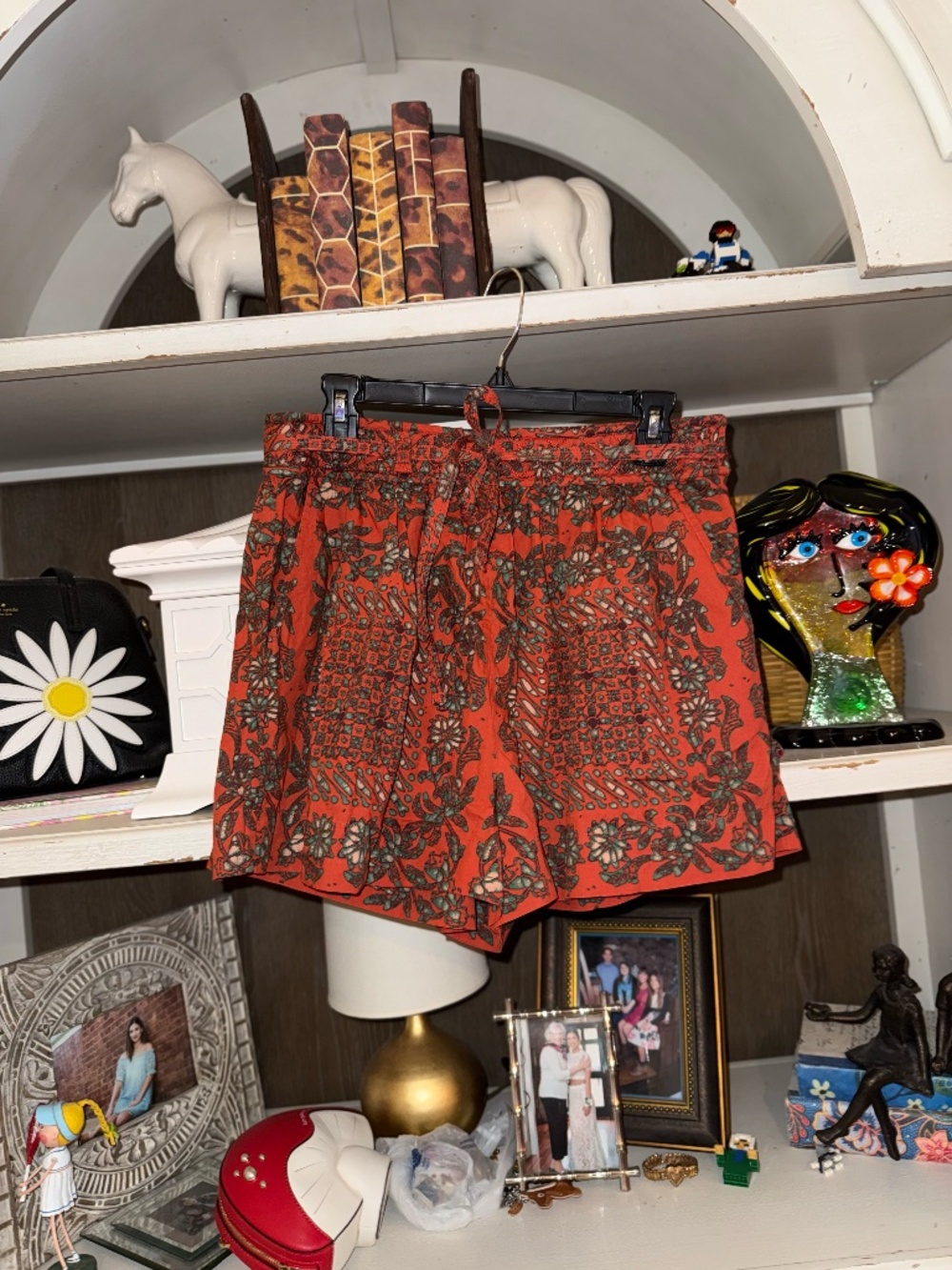 Ulla Johnson sz 10 Nalani shorts clementine bandana floral print - Picture 3 of 6